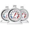 imageThermoPro 2Pack Oven Thermometer for Gas Oven 50300C100600F Smoker Temperature Gauge with 431 Stainless Steel Analog Instant Read Cooking Thermometer3