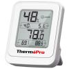 imageThermoPro TP150 Greenhouse Thermometer Hygrometer IPX5 HighHumidity Resistant Temperature and Humidity Monitor HighLow Records Humidity Meter for Indoor Grow Tents Basement Reptile Terrarium