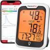 imageThermoPro TP358 Bluetooth Thermometer for Room Temperature with Builtin Clock Smart Temperature Sensor and Humidity Meter with Backlit 260Ft Hygrometer Indoor Thermometer with Data Storage Export