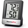 Black Indoor Thermometer