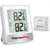 White In-outdoor Thermometer