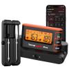 imageThermoPro WiFi Bluetooth Wireless Meat Thermometer Digital Unlimited RangeDetachable Thiner Meat Probe ampamp Standalone Base1050F Heat ResistanceFood Thermometer for Cooking Grill Smoker Oven FryerWireless Meat Thermometer2 Probes