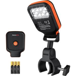 ThermoPro Outdoor Grill Light for BBQ with 10 LEDs, 3 Brightness & Energy-Saving Button, 360° Adjustable Grill Lights for Outdoor Grill, Grill Gifts for Him Her Parents Husbands, Batteries Included