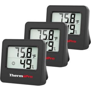 ThermoPro TP357 Digital Hygrometer Indoor Thermometer of 260FT, Bluetooth Thermometer Humidity Meter with Smart App, Room Thermometer Humidity Gauge with Temperature Humidity Sensor(3)