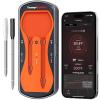 image:imageThermoPro 500ft Wireless Meat Thermometer for Cooking Long ampamp Short Colored Probes Bluetooth Meat Thermometer for Kitchen Oven Smoker Rechargeable Meat Probe for Backyard Grill BBQ Holiday Gifts