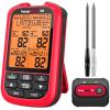 image:imageThermoPro TempSpike 2000FT Wireless Meat Thermometer with 2 UltraThin Meat Probe Smart Meat Thermometer Digital Wireless for Rotisserie Smoker BBQ Grill and Kitchen Cooking ThermometerRed