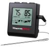 image:imageTempPro TP16H Large LCD Digital Meat Thermometer for Cooking Smoking Grilling BBQ Food Thermometer with Clock Timer and Stainless Steel Probe Black Previously ThermoProPure Black
