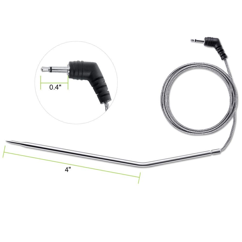 image:imageOfficial TempPro Steel Probe Replacement Stainless Meat Probe for TP06S TP07 TP610 TP16 TP16SPreviously ThermoProStainless Steel Probe